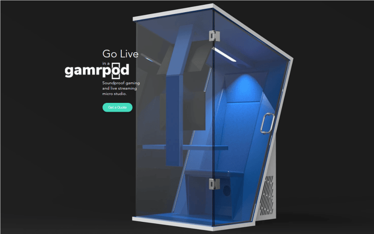 GamrPod – Soundproof Gaming & Live Streaming Micro-Studio